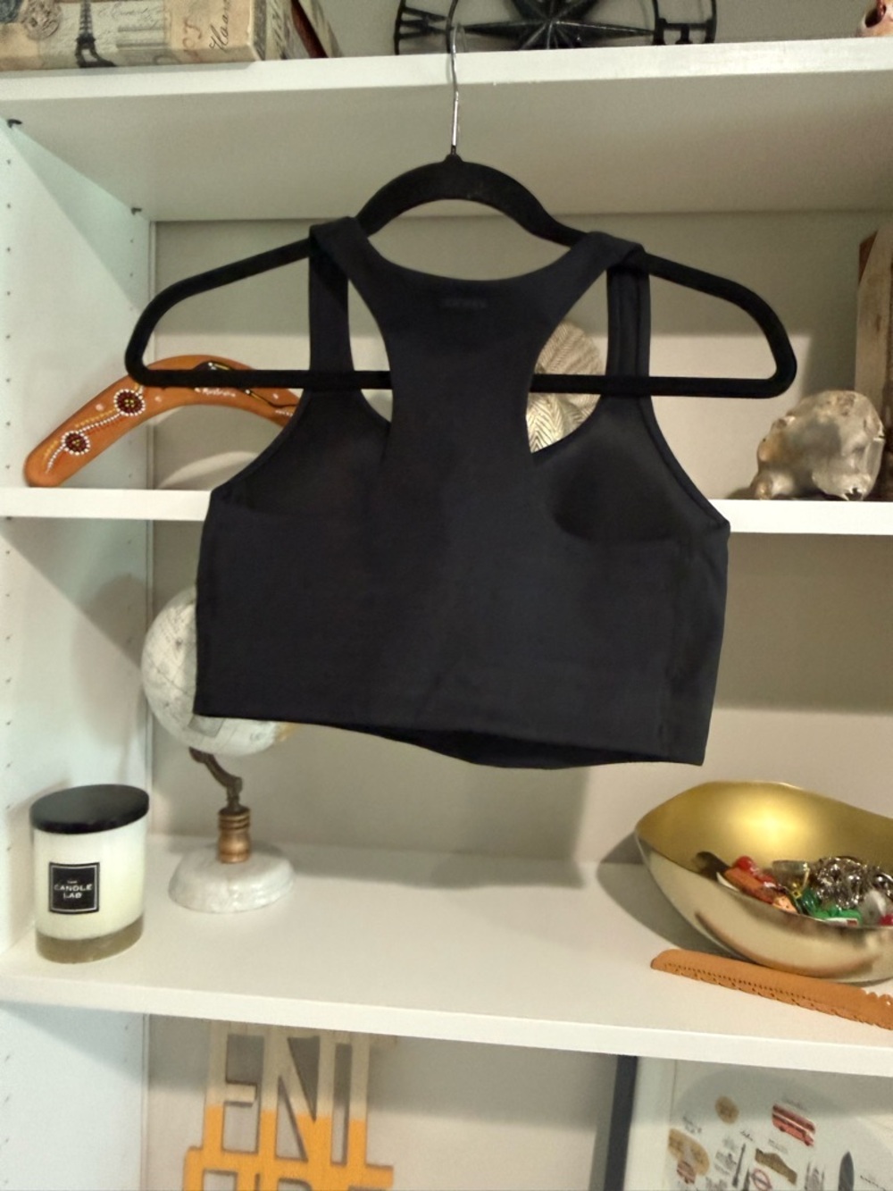 Jockey Black Racerback Athletic Bra - Picture 3 of 4